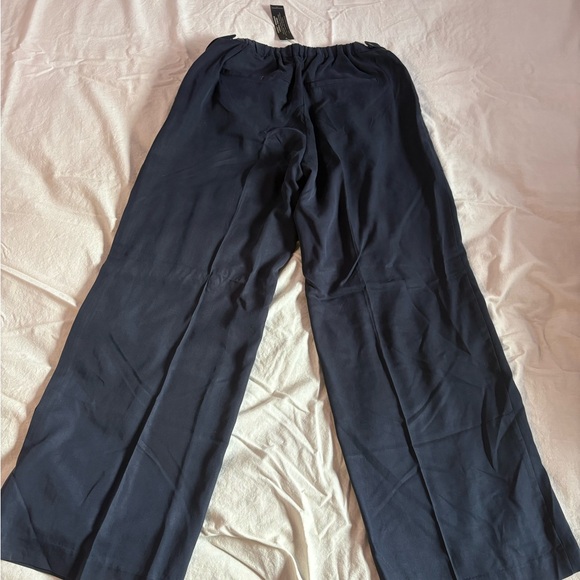Banana Republic Dark Blue Wide Leg Trouser Pants - Picture 2 of 6